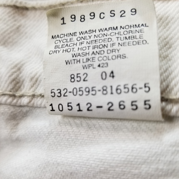 NEW 1995 Bat Wing Levi 512, , sz 13 / 31x31 - Picture 10 of 16